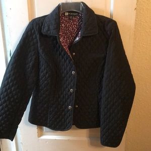 Quilted black jacket